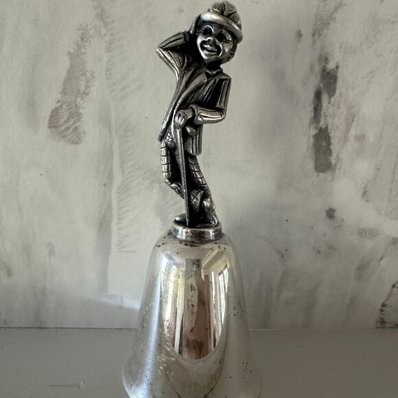 🍀✨ Vintage Reed & Barton Silver Leprechaun Bell - Luck of the Irish! ✨🔔 - Picture 3 of 7